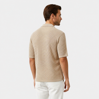 Men's Casual Shirt Button-Up Collared Elegant Smart-Casual Holiday Beach Relaxed Fit Everyday Colby