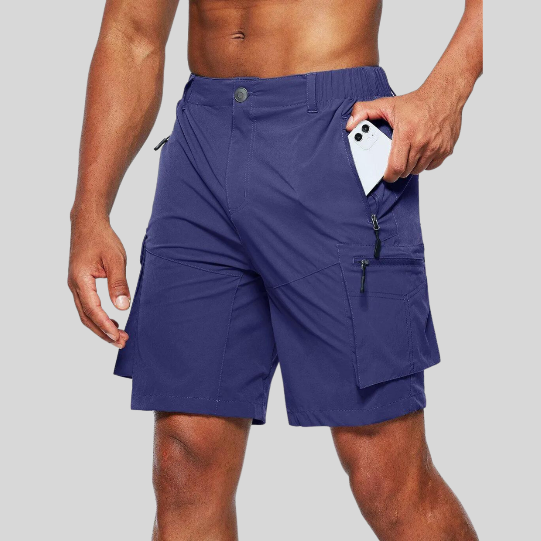 Men's Cargo Shorts Functional Multi-Pocket Utility Knee-Length Drawstring Casual Streetwear Workwear Everyday Talbot