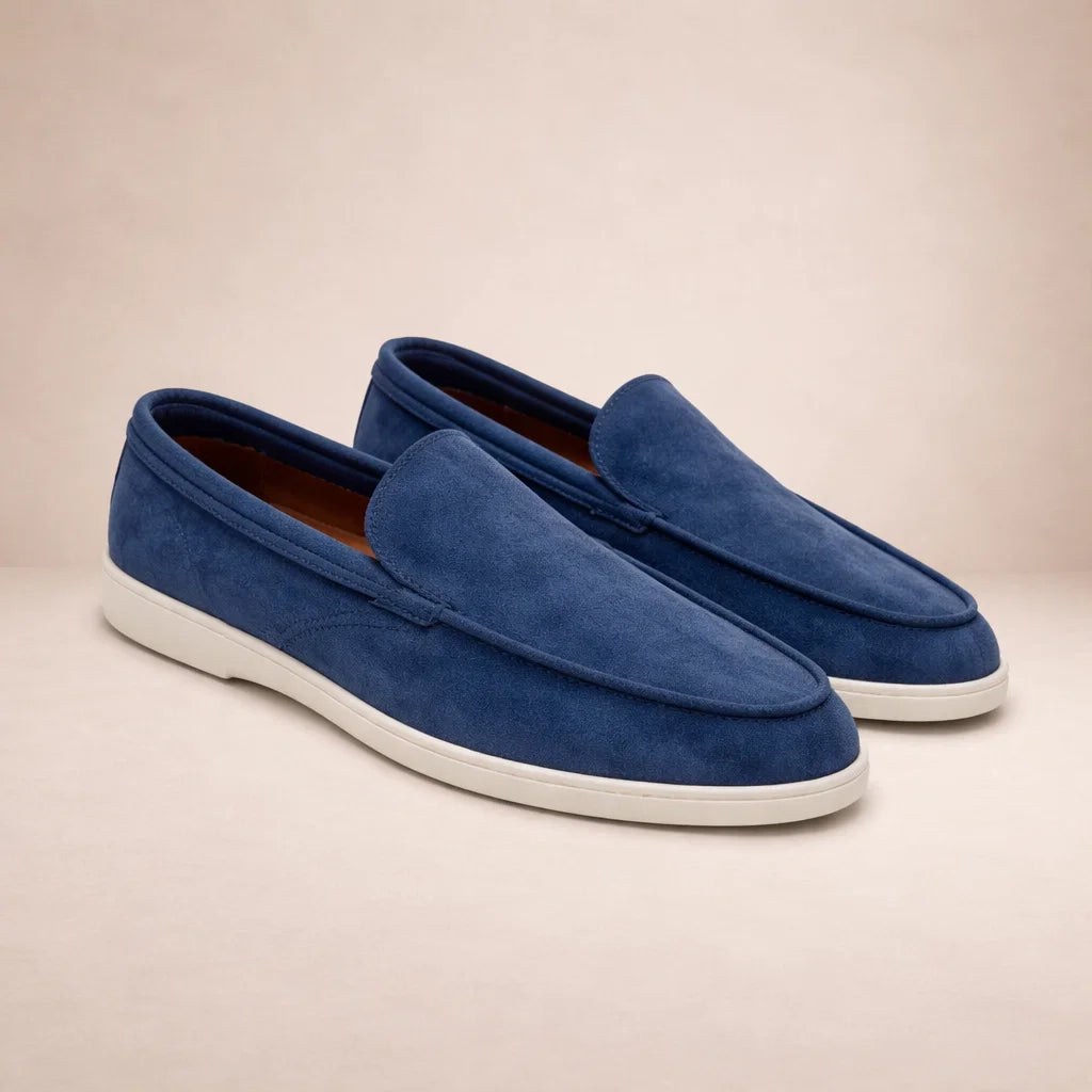 Men's Slip-On Loafers Casual Round Toe Moccasin Smart-Casual Office Everyday Leather Look Versatile Sloan