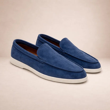 Men's Slip-On Loafers Casual Round Toe Moccasin Smart-Casual Office Everyday Leather Look Versatile Sloan
