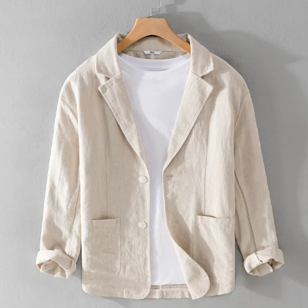 Men's Casual Blazer Single-Breasted Slim Fit Tailored Smart-Casual Office Business Formal Everyday Modern Wexford