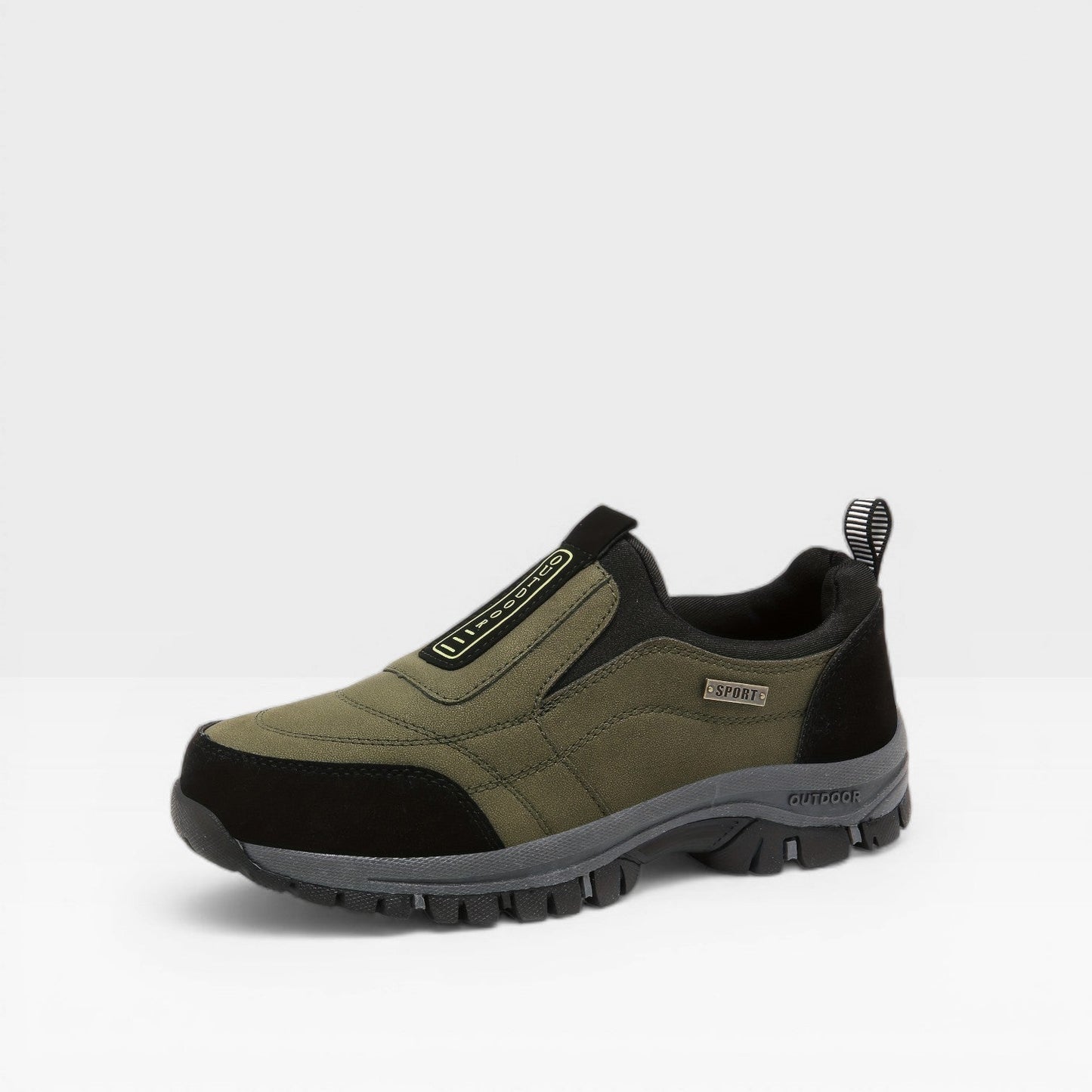 Men's Slip-On Shoes Outdoor Casual Round Toe Walking Everyday Comfort Versatile Lightweight Breathable Sneakers Denholm