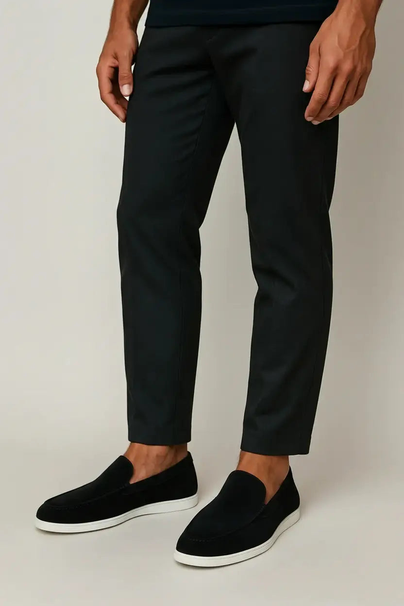 Men's Suede Loafers Slip-On Casual Versatile Everyday Footwear
