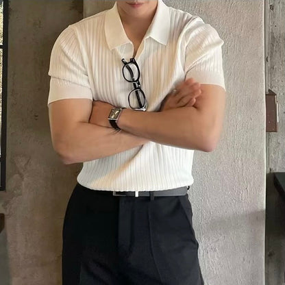 Men's Casual Polo Shirt Short-Sleeve Collared Relaxed Fit Everyday Wear