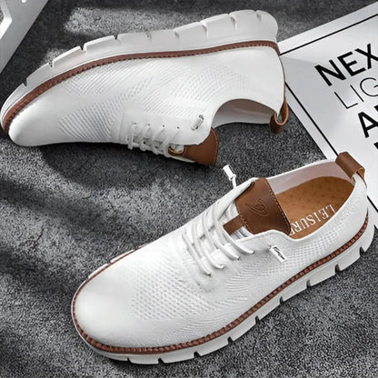 Men's Casual Sneakers Low-Top Lace-Up Trainers Everyday Walking Comfort Streetwear Versatile Trendy Beckett