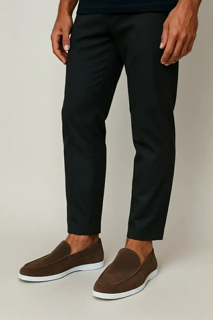 Men's Suede Loafers Slip-On Casual Versatile Everyday Footwear