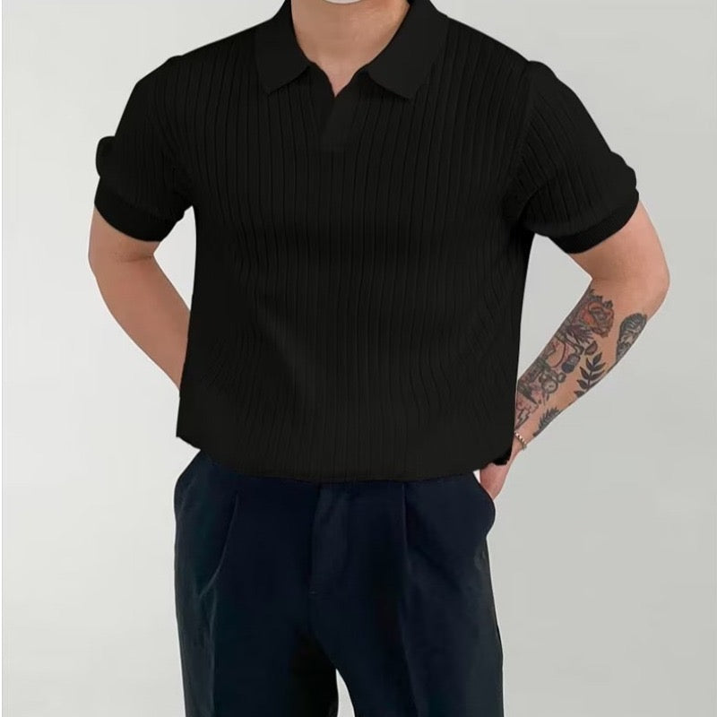 Men's Casual Polo Shirt Short-Sleeve Collared Relaxed Fit Everyday Wear