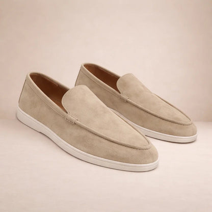 Men's Slip-On Loafers Casual Round Toe Moccasin Smart-Casual Office Everyday Leather Look Versatile Sloan