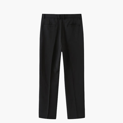 Men's Fitted Trousers Tailored Style Smart-Casual Office Wear