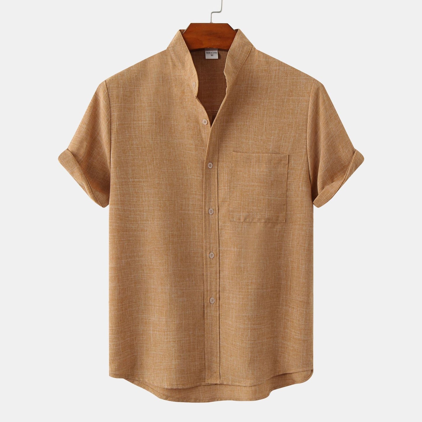 Men's Graphic Shirt Short-Sleeve Button-Up Printed Casual Holiday Beach Smart-Casual Everyday Relaxed Fit Versatile Kelby