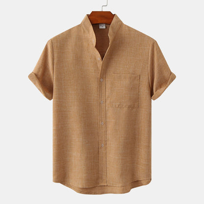 Men's Graphic Shirt Short-Sleeve Button-Up Printed Casual Holiday Beach Smart-Casual Everyday Relaxed Fit Versatile Kelby