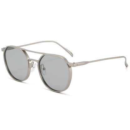 Men's Retro Polarized Sunglasses Classic Frame Stylish Outdoor Fashion