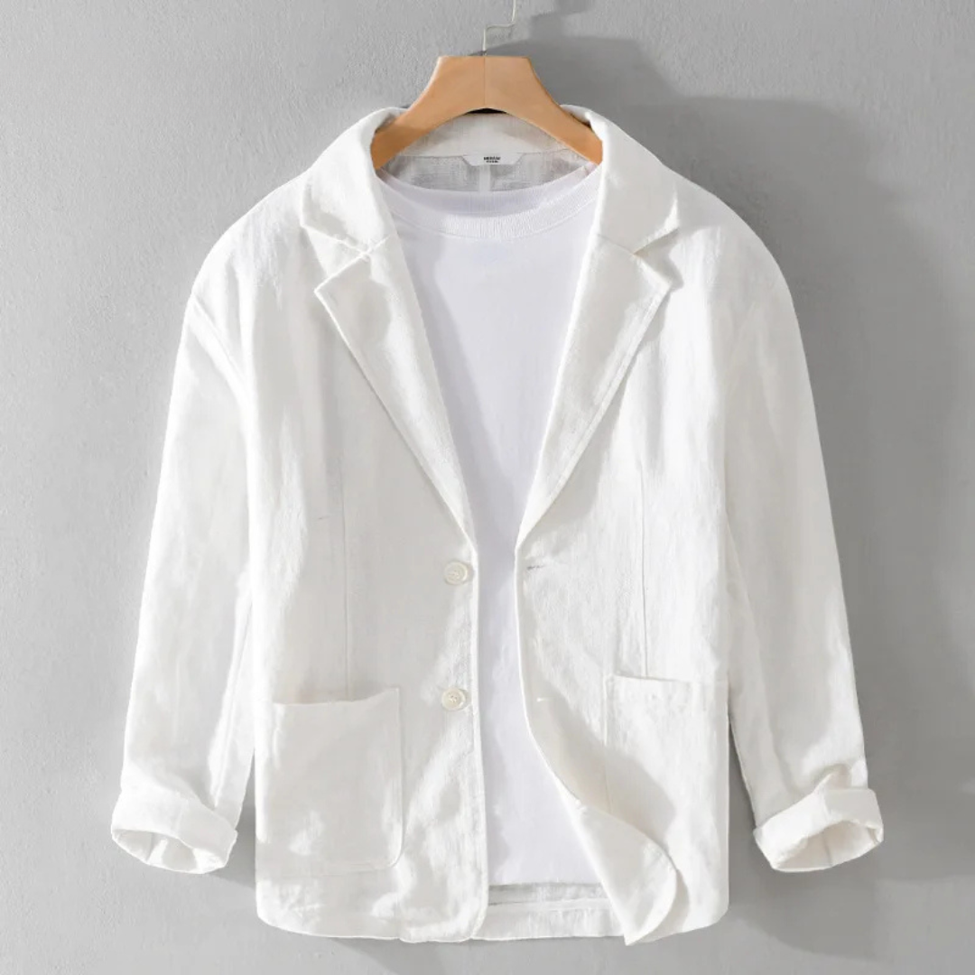 Men's Casual Blazer Single-Breasted Slim Fit Tailored Smart-Casual Office Business Formal Everyday Modern Wexford