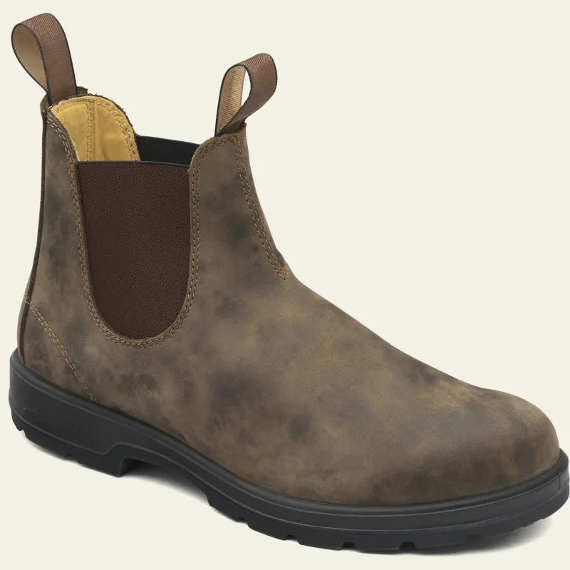 Men's Stylish Chelsea Boots Elastic Side Panels Easy Slip-On Casual Wear