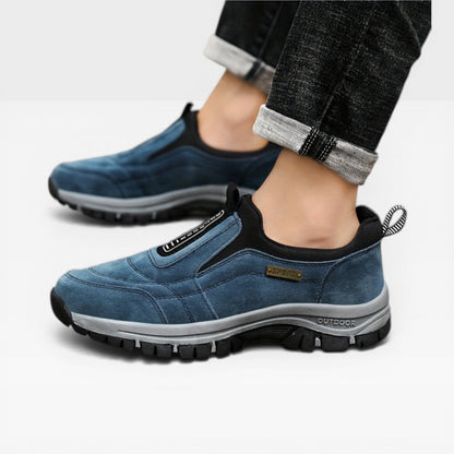 Men's Slip-On Shoes Outdoor Casual Round Toe Walking Everyday Comfort Versatile Lightweight Breathable Sneakers Denholm