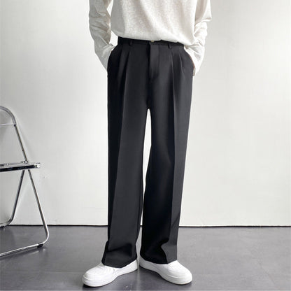 Men's Fitted Trousers Tailored Style Smart-Casual Office Wear