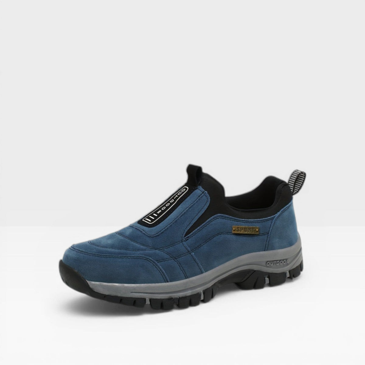 Men's Slip-On Shoes Outdoor Casual Round Toe Walking Everyday Comfort Versatile Lightweight Breathable Sneakers Denholm
