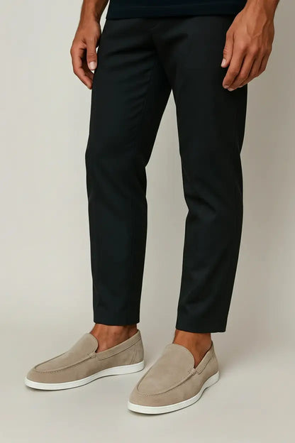 Men's Suede Loafers Slip-On Casual Versatile Everyday Footwear