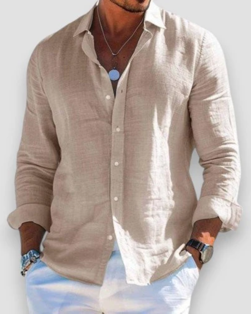 Men's Relaxed Shirt Short-Sleeve Button-Up Collared Casual Holiday Beach Smart-Casual Everyday Versatile Lightweight Renfrew