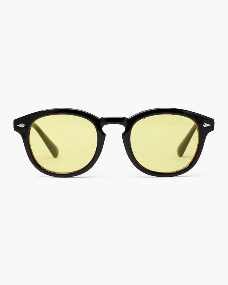 Men's Round Sunglasses Geometric Frame Tinted Lens Retro Fashion Casual Beach Holiday Everyday Driving