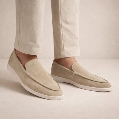 Men's Slip-On Loafers Casual Round Toe Moccasin Smart-Casual Office Everyday Leather Look Versatile Sloan