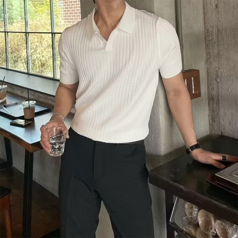 Men's Casual Polo Shirt Short-Sleeve Collared Relaxed Fit Everyday Wear