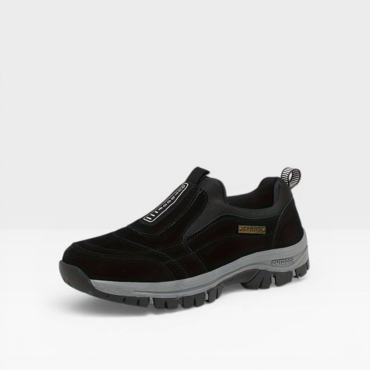 Men's Slip-On Shoes Outdoor Casual Round Toe Walking Everyday Comfort Versatile Lightweight Breathable Sneakers Denholm