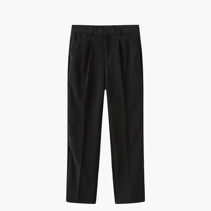 Men's Fitted Trousers Tailored Style Smart-Casual Office Wear