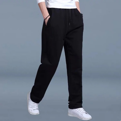Men's Jogging Pants Elastic Waist Straight Leg Drawstring Tapered Casual Sport Loungewear Everyday Ryker