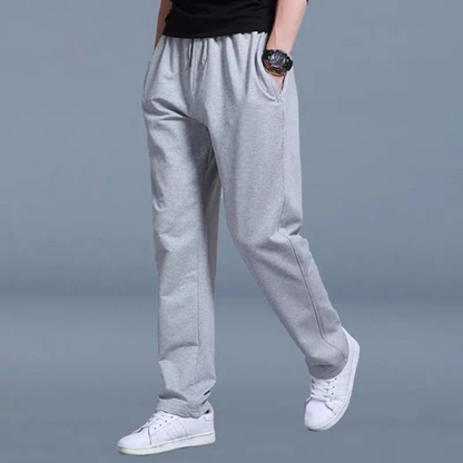 Men's Jogging Pants Elastic Waist Straight Leg Drawstring Tapered Casual Sport Loungewear Everyday Ryker