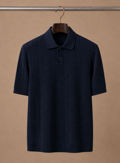 Men's Polo Shirt Slim Fit Short-Sleeve Collared Casual Smart-Casual Everyday Golf Sport Regular Ashton