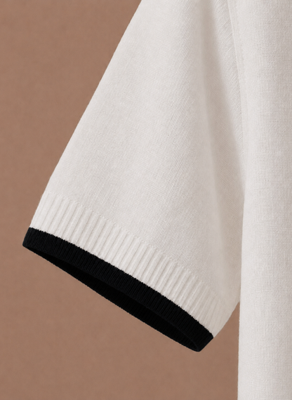 Men's Polo Shirt Casual Fit Contrast Trim Short-Sleeve Collared Casual Smart-Casual Everyday Golf Sport Merrick