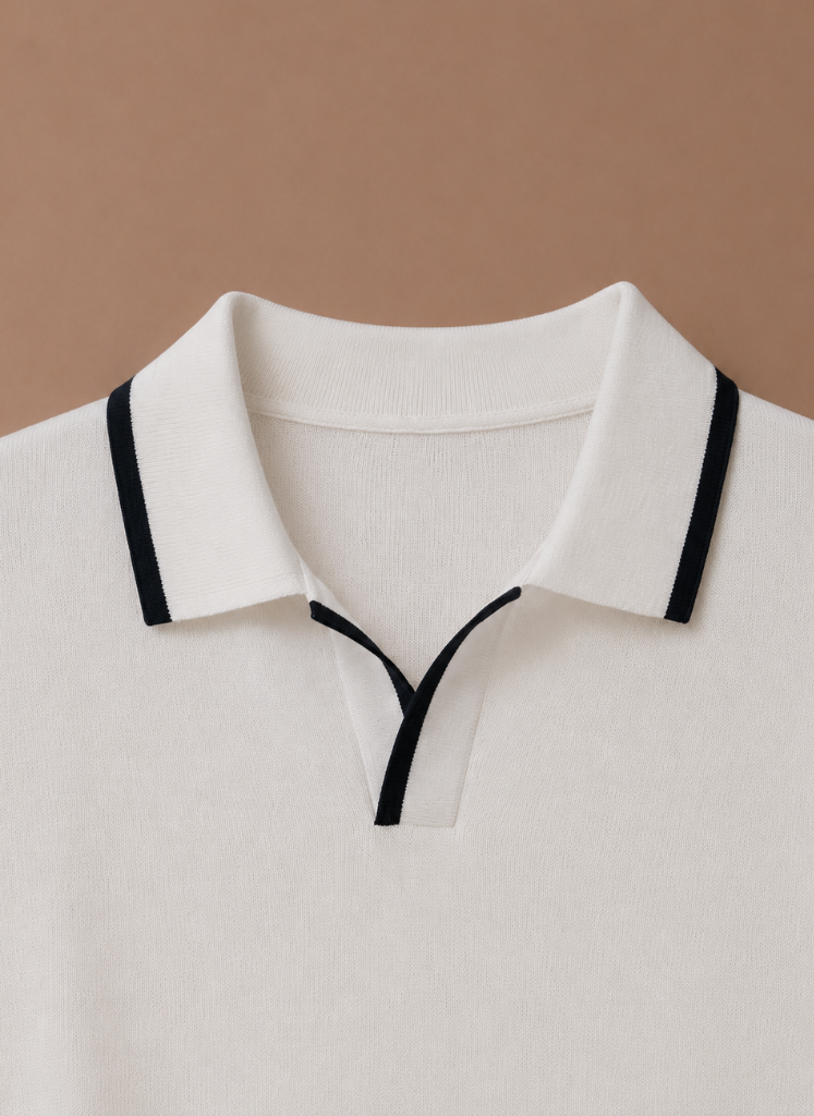 Men's Polo Shirt Casual Fit Contrast Trim Short-Sleeve Collared Casual Smart-Casual Everyday Golf Sport Merrick