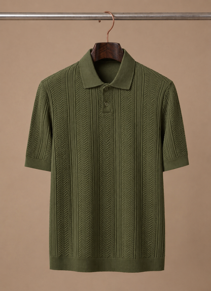 Men's Polo Shirt Slim Fit Short-Sleeve Collared Casual Smart-Casual Everyday Golf Sport Regular Ashton