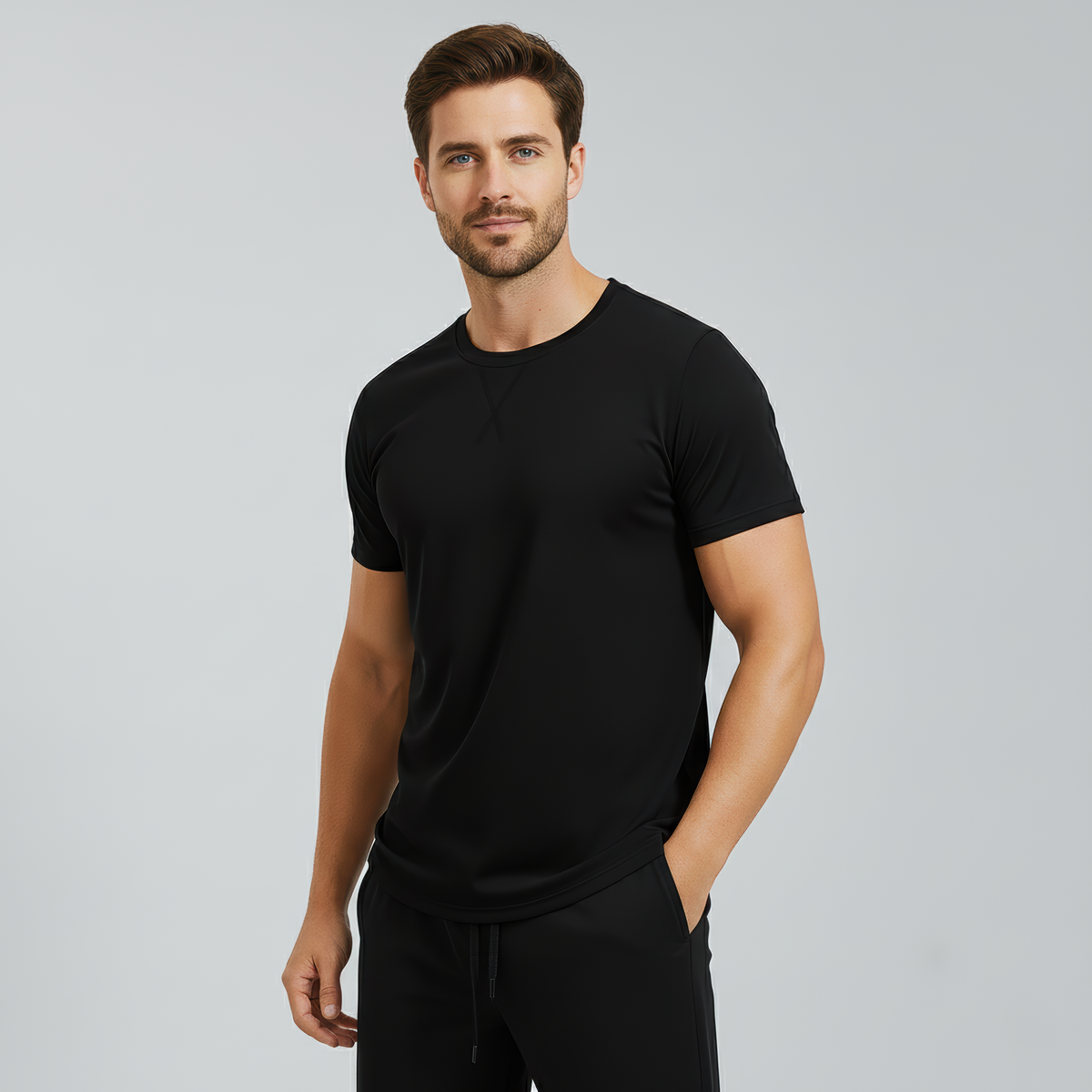 Men's Classic Fit Casual Shirt Short-Sleeve Button-Up Everyday Stylish