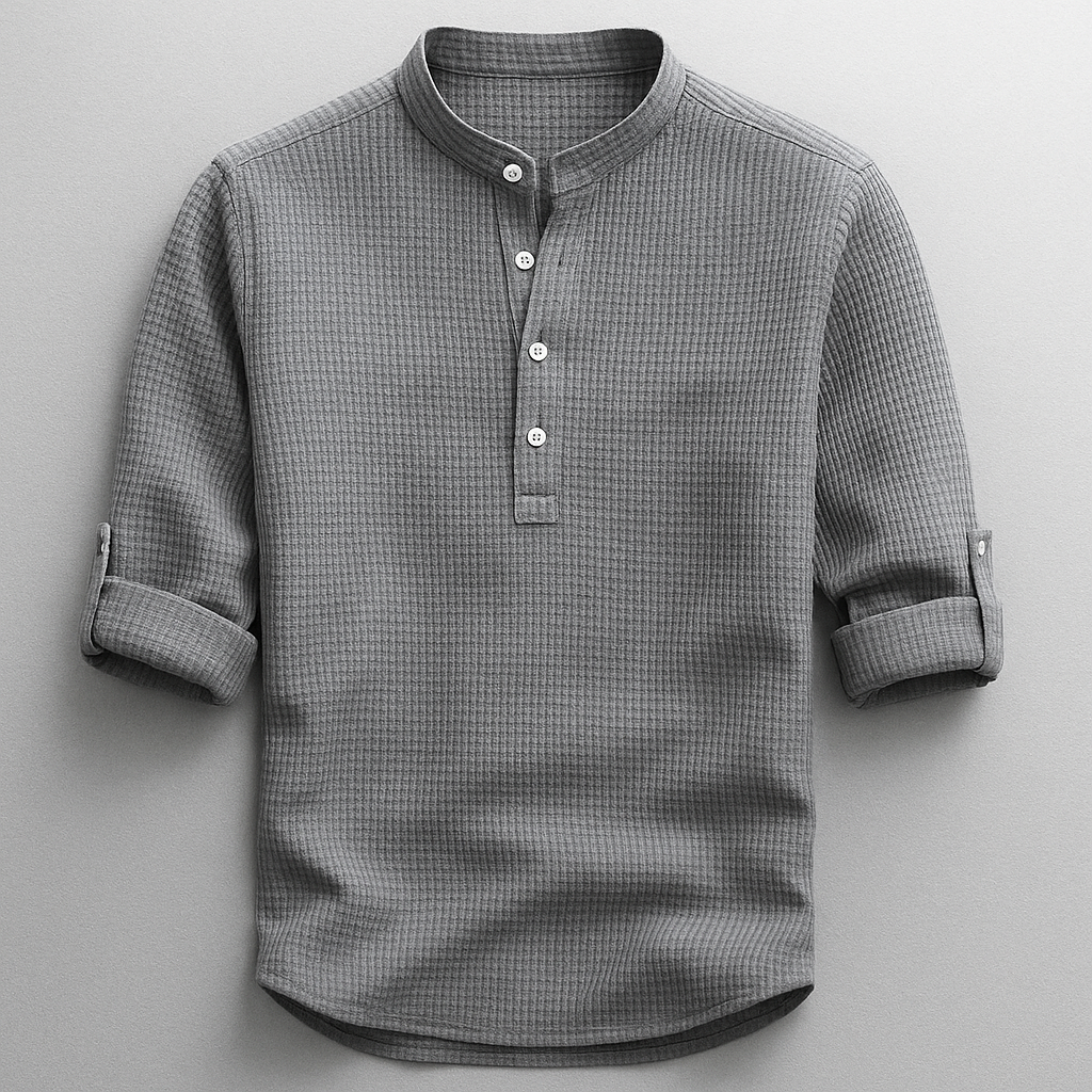 Men's Classic Shirt Button-Up Collared Casual Smart-Casual Office Everyday Relaxed Fit Versatile Timeless Winslow
