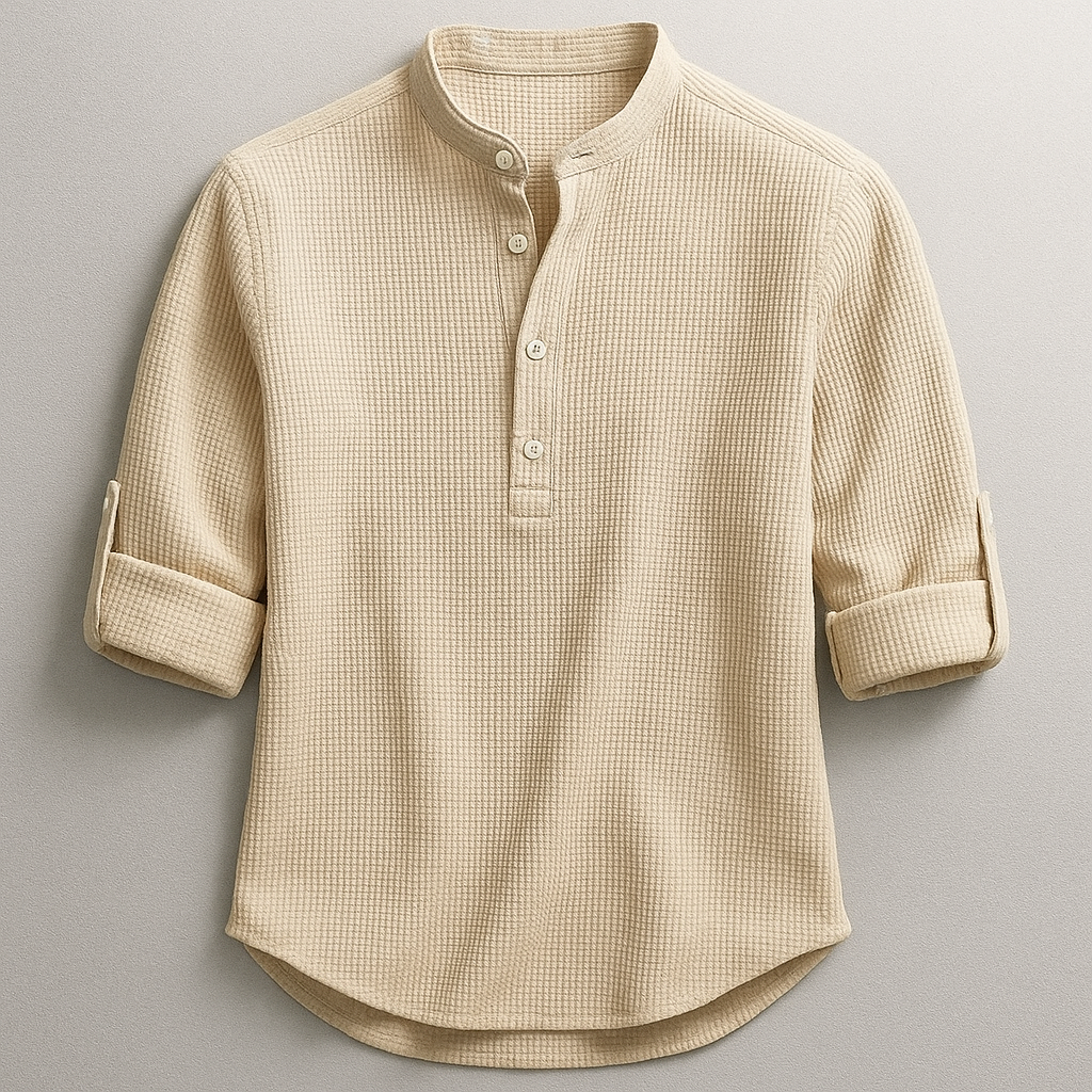 Men's Classic Shirt Button-Up Collared Casual Smart-Casual Office Everyday Relaxed Fit Versatile Timeless Winslow