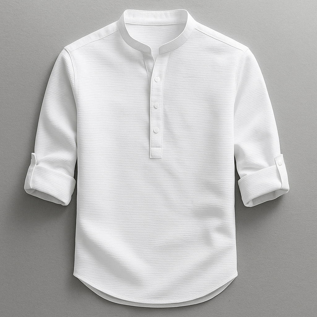 Men's Classic Shirt Button-Up Collared Casual Smart-Casual Office Everyday Relaxed Fit Versatile Timeless Winslow