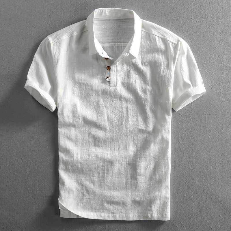 Men's Short Sleeve Polo Shirt Relaxed Fit Collared Casual Everyday Wear