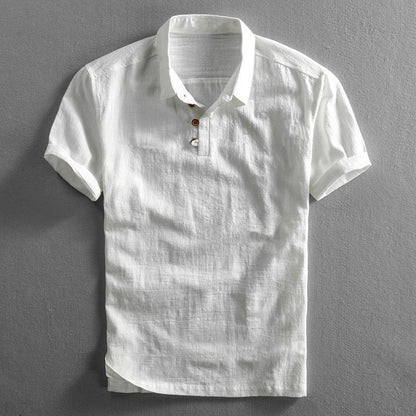 Men's Short Sleeve Polo Shirt Relaxed Fit Collared Casual Everyday Wear