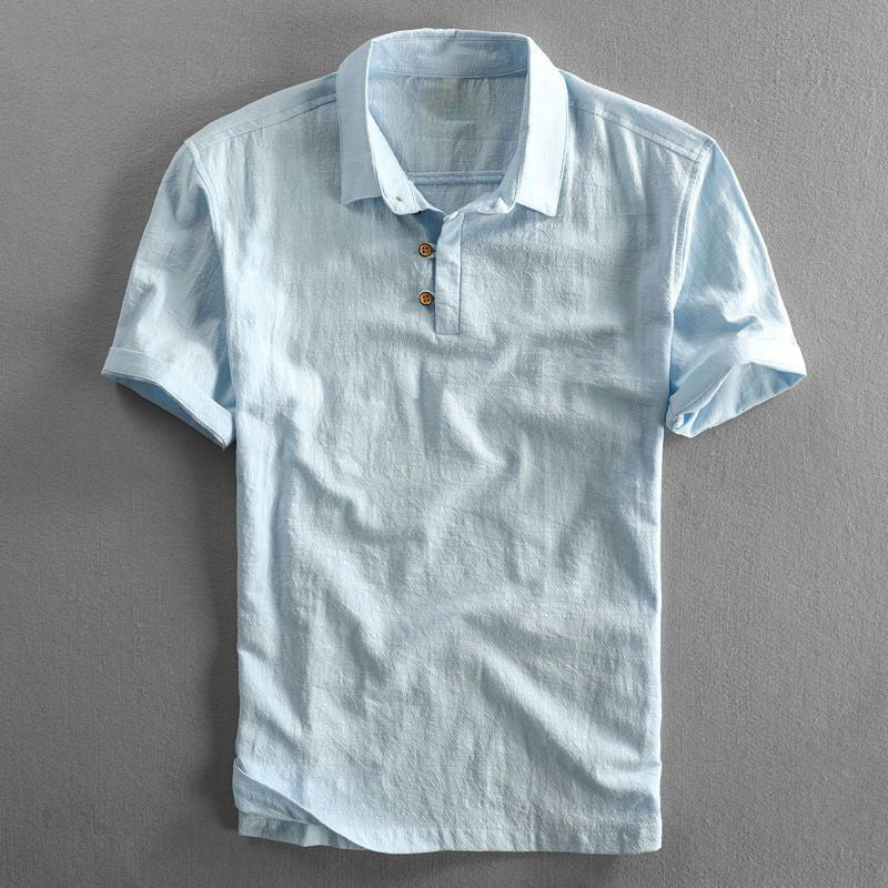 Men's Short Sleeve Polo Shirt Relaxed Fit Collared Casual Everyday Wear