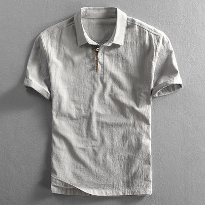 Men's Short Sleeve Polo Shirt Relaxed Fit Collared Casual Everyday Wear