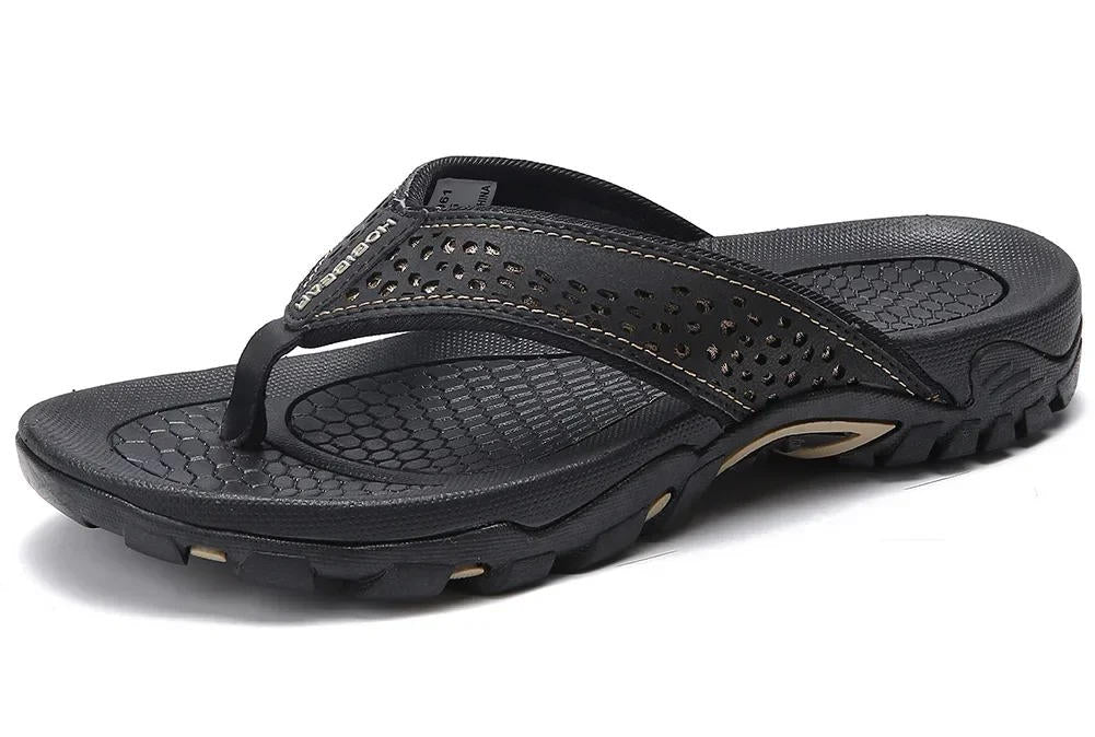 Men's Flip Flops Thong Sandals Slip-On Casual Beach Pool Everyday Holiday Outdoor Comfort Lightweight Finn