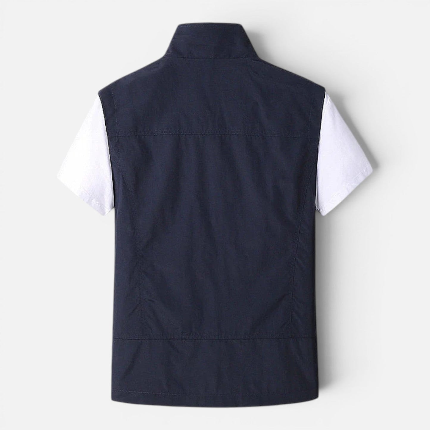 Men's Utility Vest Multi-Pocket Zip-Up Gilet Bodywarmer Functional Casual Outdoor Layering Everyday Streetwear Renton