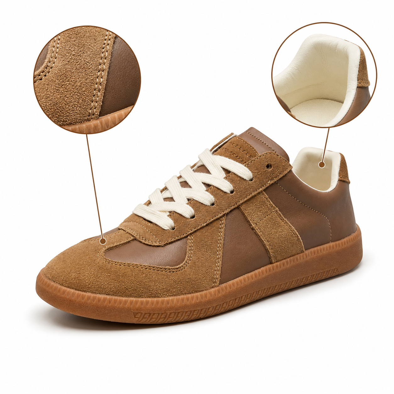 Men's Casual Lace-Up Sneakers Lightweight Everyday Stylish Versatile