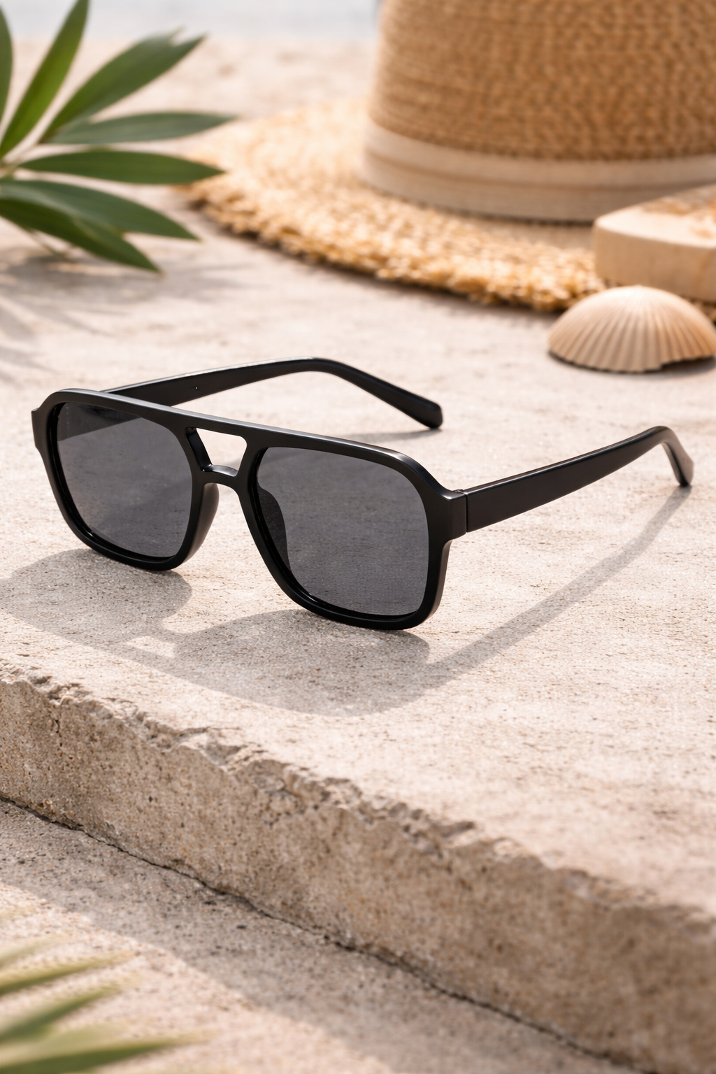 Men's Square Sunglasses Full-Rim Tinted Lens Retro Fashion Casual Beach Holiday Everyday Driving