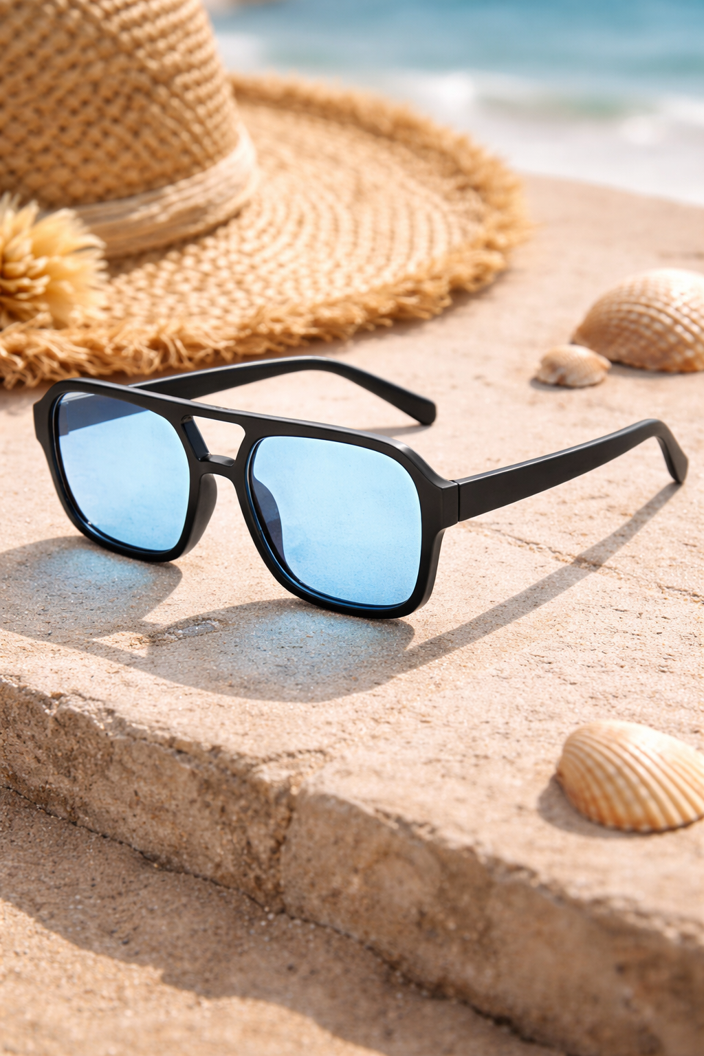 Men's Square Sunglasses Full-Rim Tinted Lens Retro Fashion Casual Beach Holiday Everyday Driving