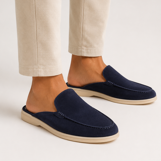 Men's Backless Loafer Mules Casual Slip-On Stylish Summer Footwear