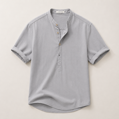 Men's Casual Summer Shirt Short-Sleeve Collared Button-Up Relaxed Fit Holiday Beach Everyday Smart-Casual Warm Weather Wear
