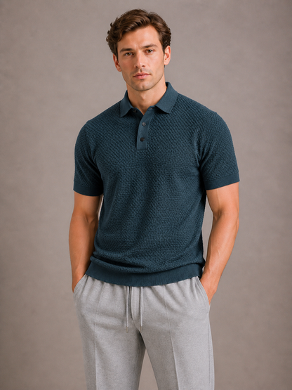 Men's Classic Anti-Crease Polo Shirt Short-Sleeve Collared Casual Everyday